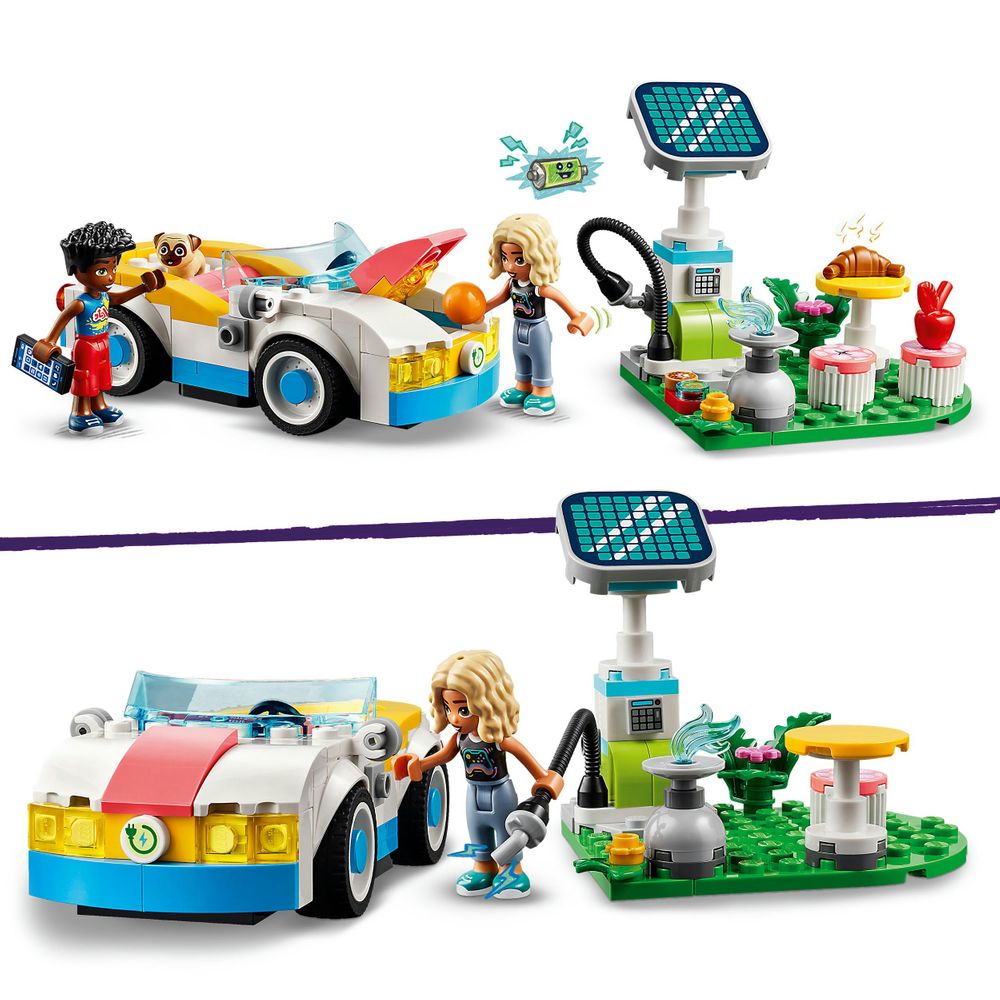 Elektrische auto en oplader LEGO 42609