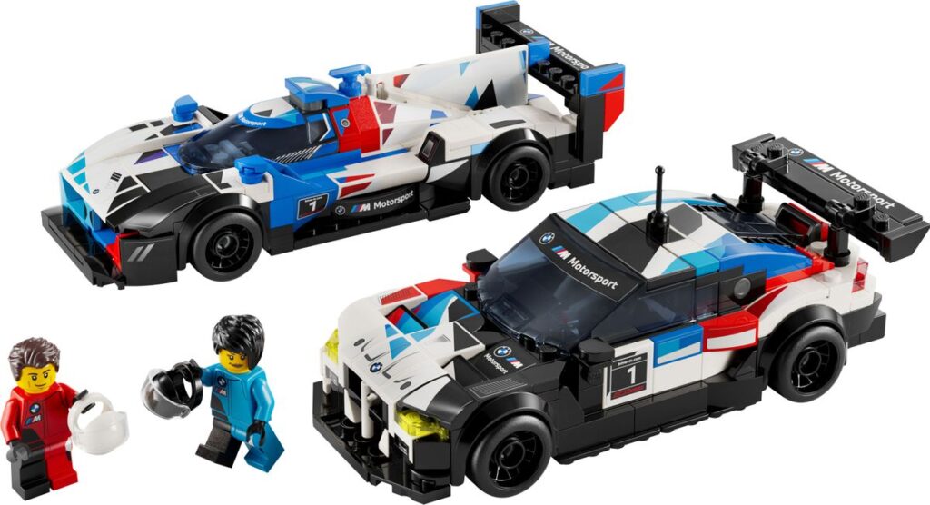 BMW M4 GT3 &amp; BMW M Hybrid V8 Race Cars LEGO 76922