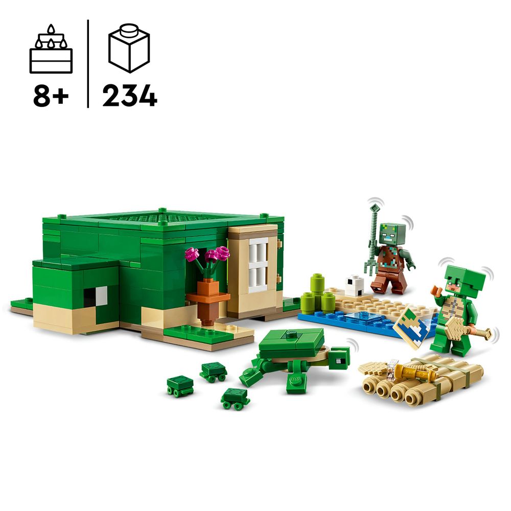 The turtle beach house LEGO 21254