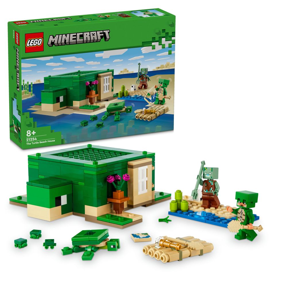 Het schildpad strandhuis LEGO 21254