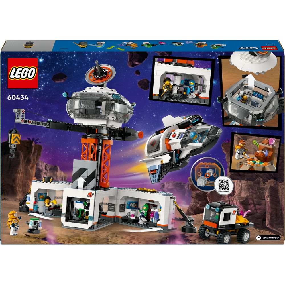 Space base and rocket launch pad LEGO 60434