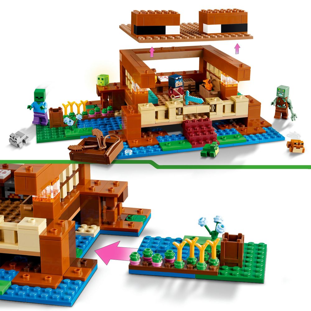 Het kikker huis LEGO 21256