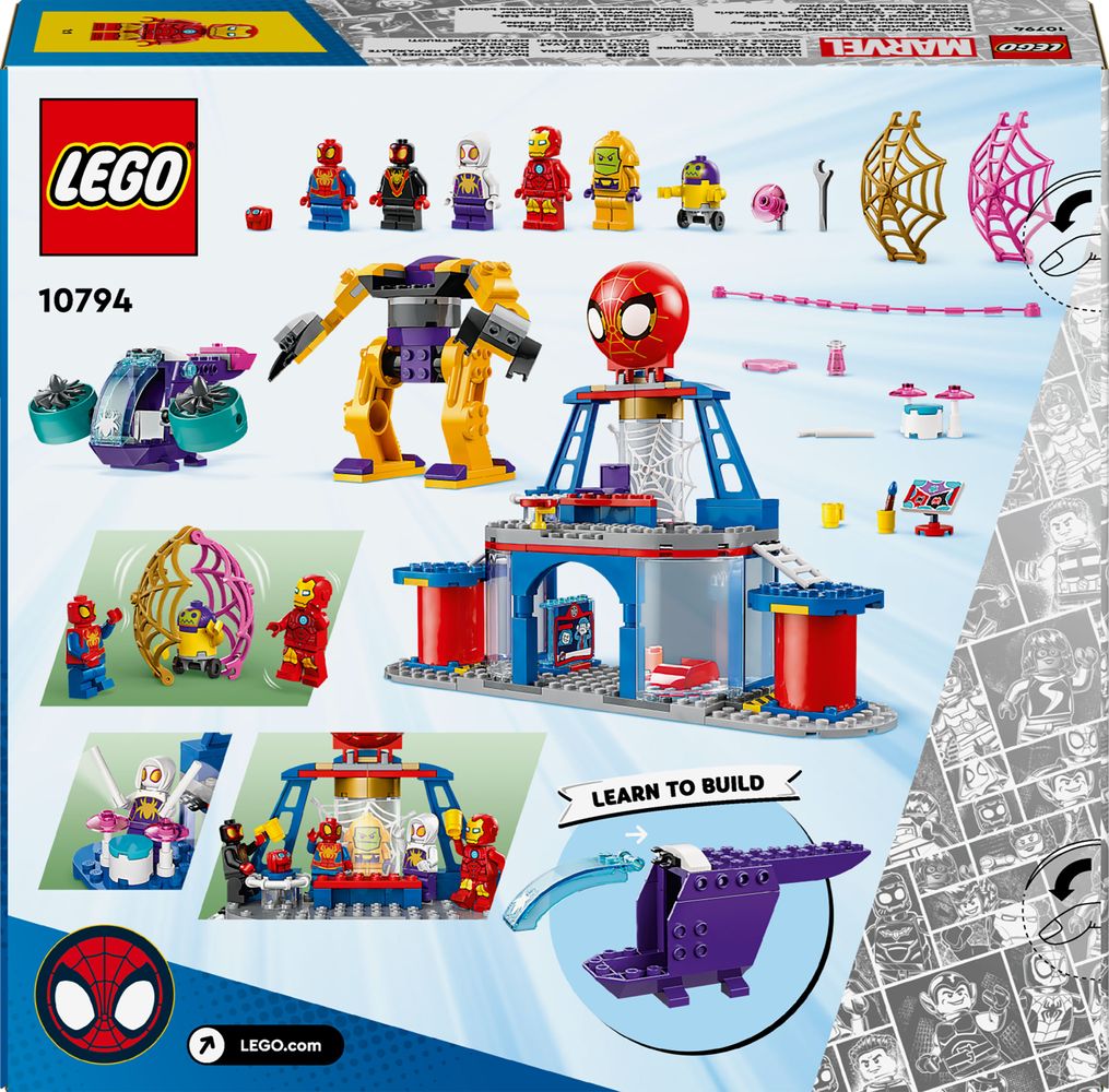 team Spidey webspinner hoofdkwartier LEGO 10794