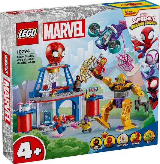 team Spidey web spinner headquarters LEGO 10794