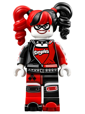 Harley Quinn - Pigtails, Black Eye Mask, Roller Skates LEGO sh0306 | Fyrebrick.be