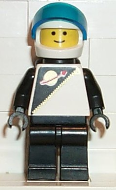 Futuron - Black with White Helmet LEGO sp050