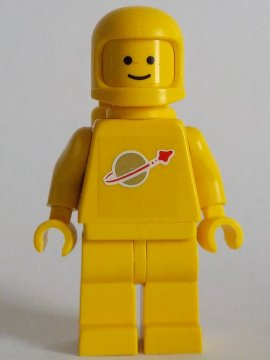 Classic Space - Yellow with Air Tanks, Stickered Torso Pattern LEGO sp131s