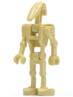 Battle Droid - Tan, Bent Arm and Straight Arm LEGO sw0001c