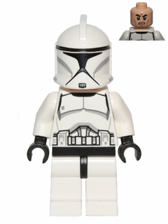 Clone Trooper (Phase 1) - Scowl LEGO sw0442 | Fyrebrick.be