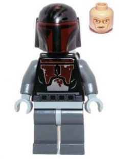 Mandalorian Super Commando - Large Sand Blue Eyes LEGO sw0494 | Fyrebrick.be