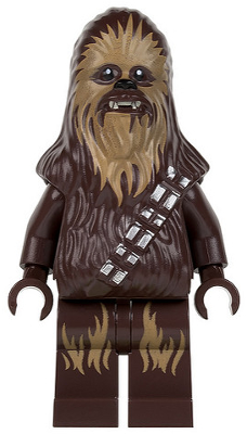 Chewbacca - Dark Brown, Medium Nougat Fur LEGO sw0532 | Fyrebrick.be