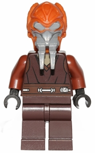Plo Koon - Dark Brown Robe, Dark Tan Shirt LEGO sw0538