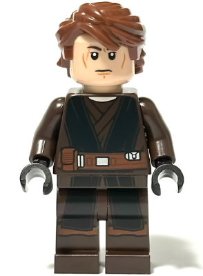 Anakin Skywalker - Dark Brown and Black Robe, Black Hands LEGO sw1398