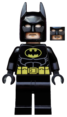 Batman - Black Suit with Yellow Belt and Crest (Type 2 Cowl, no Cape) LEGO tlm082 | Fyrebrick.be