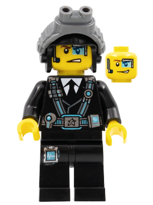 Agent Curtis Bolt with Goggles LEGO uagt015 | Fyrebrick.be