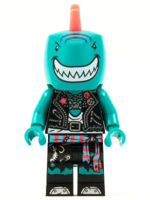 Shark Singer, Vidiyo Bandmates, Series 1 (Minifigure Only without Stand and Accessories) LEGO vid002 | Fyrebrick.be