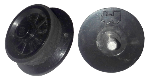 wheel2ac01 | Train Wheel Spoked for Motor with Black Train Rim for 4.5V | LEGOPART