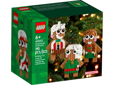Gingerbread decorations lego 40642