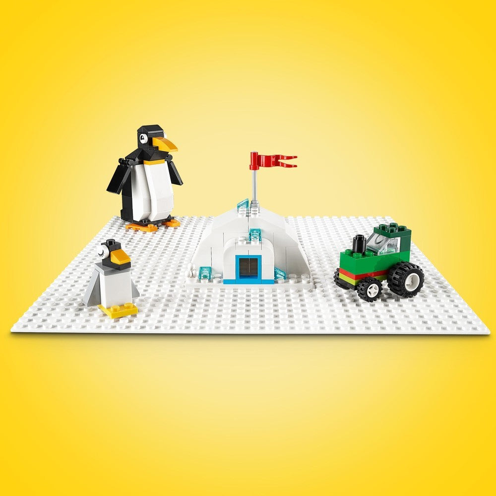 Weiße Bauplatte Lego 11026
