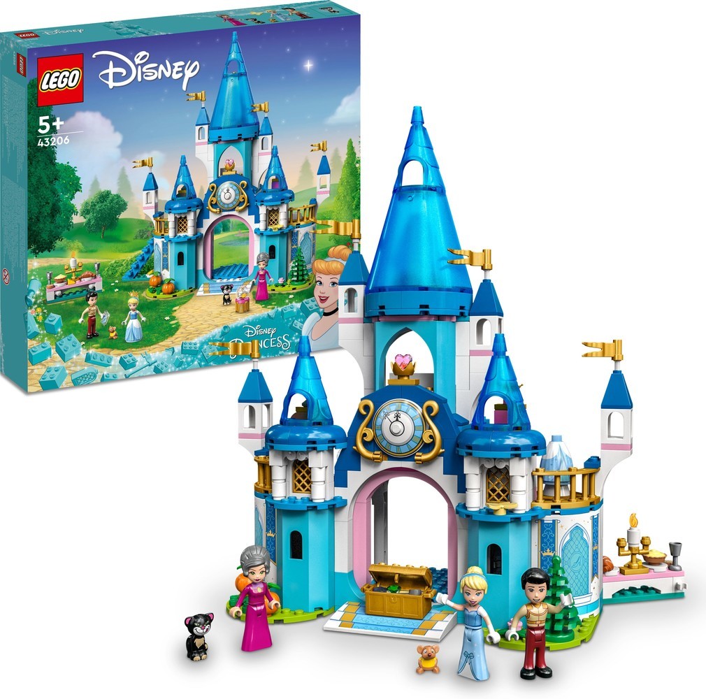 Cinderella's Castle and the Handsome Prince Lego 43206