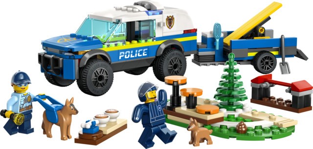 Mobile training for police dogs Lego 60369